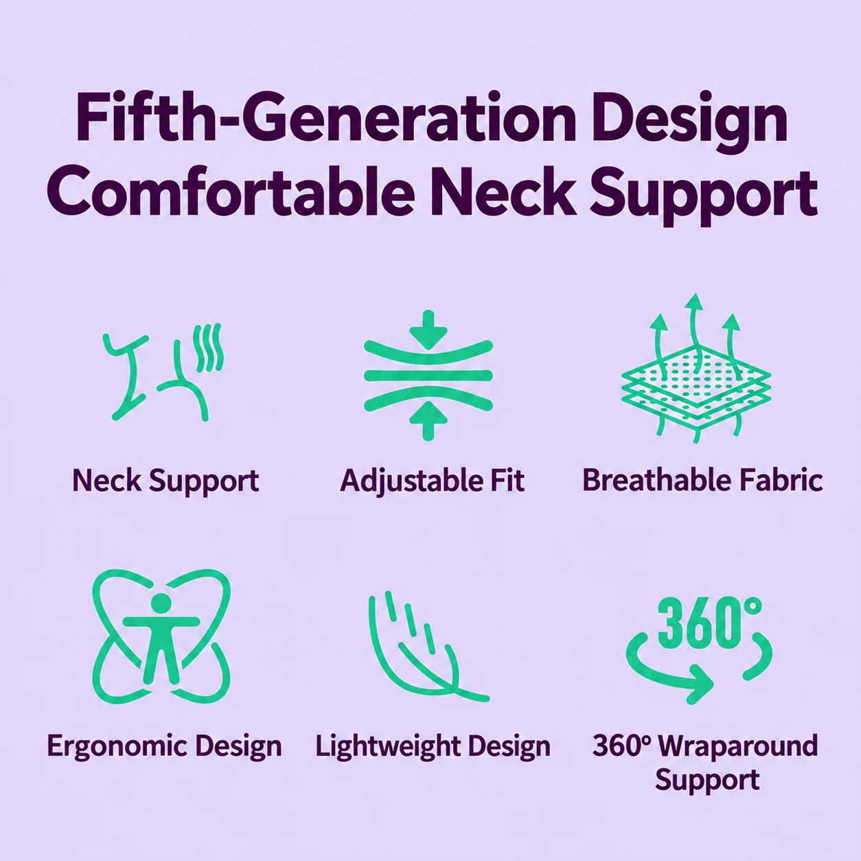 Adjustable Breathable Cervical Traction Device Posture Corrector Collar Soft Neck Braces Stretcher Spine Protector Pain Relief