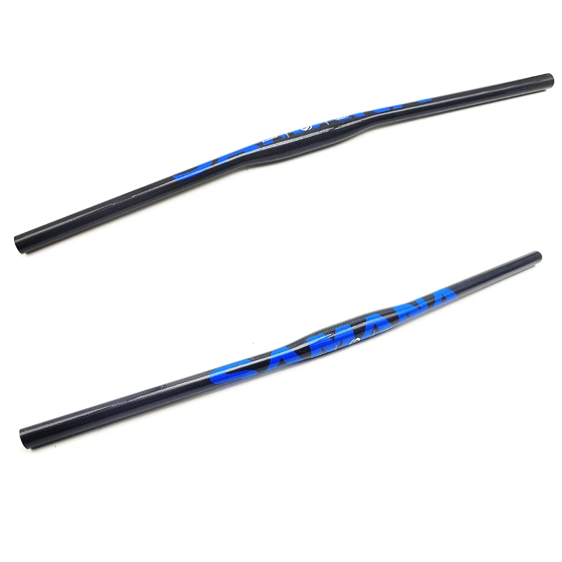 SAMANA carbon MTB handlebar MTB bicycle flat rise handlebar 31.8*600-760mm cycling parts