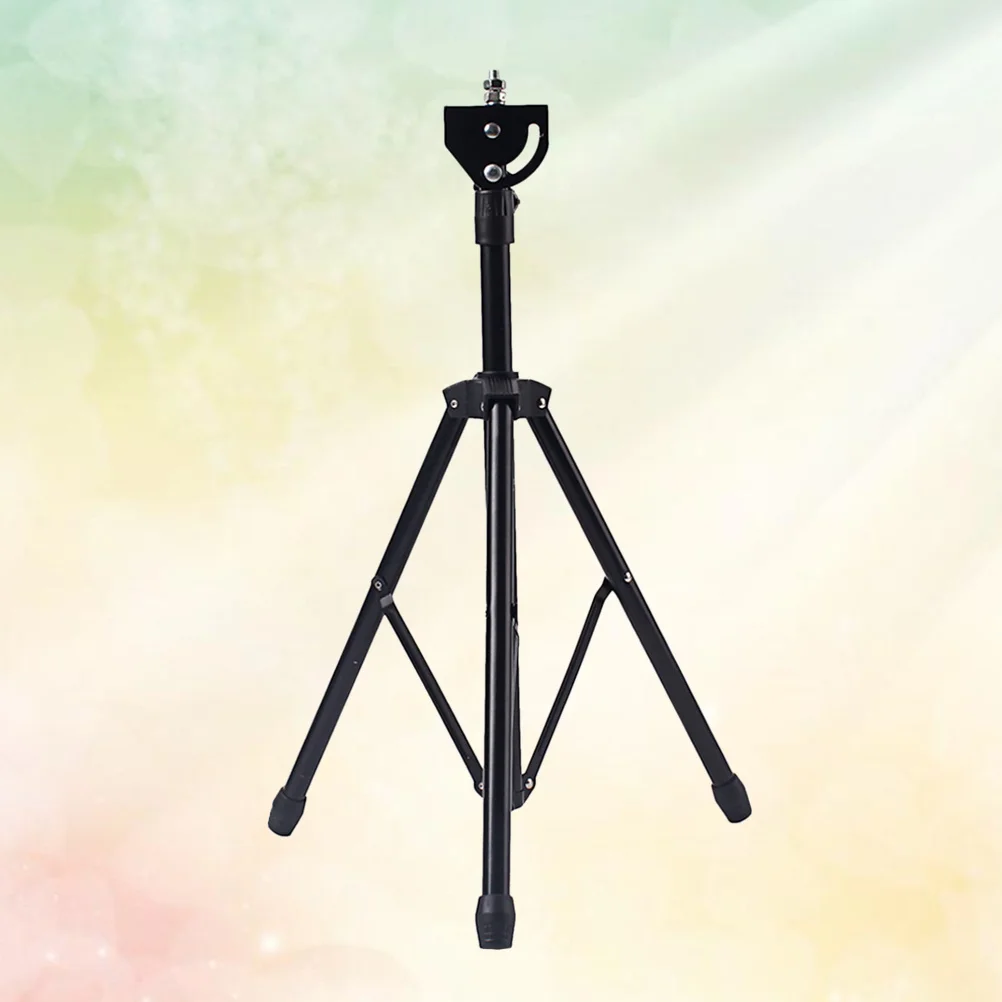 

8inches Adjustable Metal Dumb Drum Stand Black Tripod Holder Percussion Accessory Portable Stable Support Dumb Drum Holder