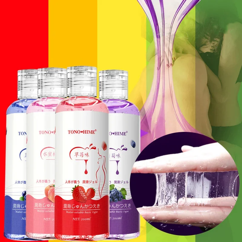 200ml Lubricant Sex Lube Love Gel Water Base Cream Body Massage Oil Lubricant For Grease Oral For