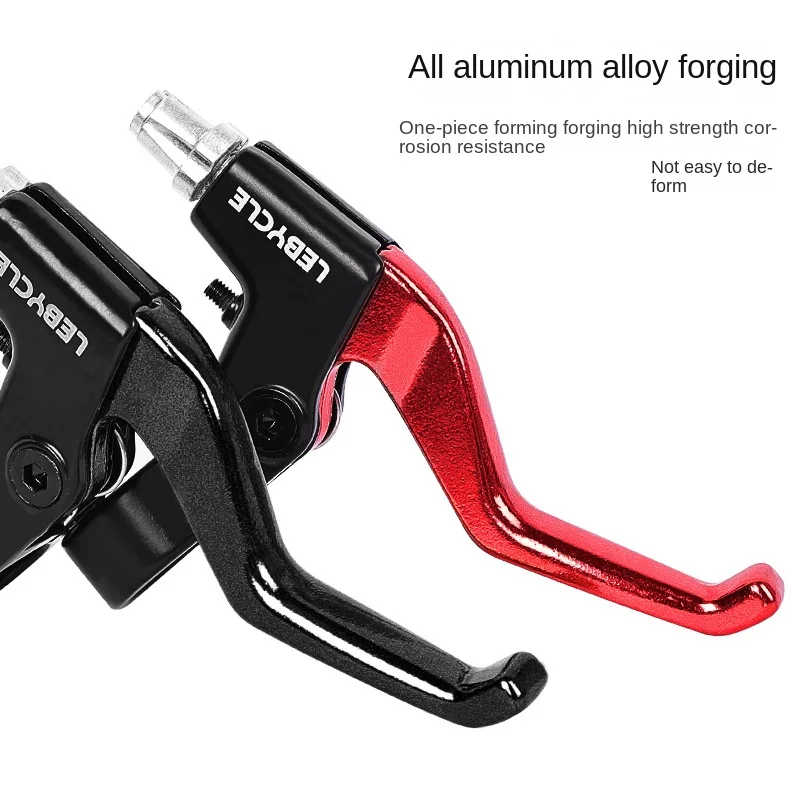 1 Pair MTB Brake Levers Ultra Light Aluminum Alloy Cantilever Mountain Bike Bicycle Mechanical Horseshoe V Brake Arms Handle