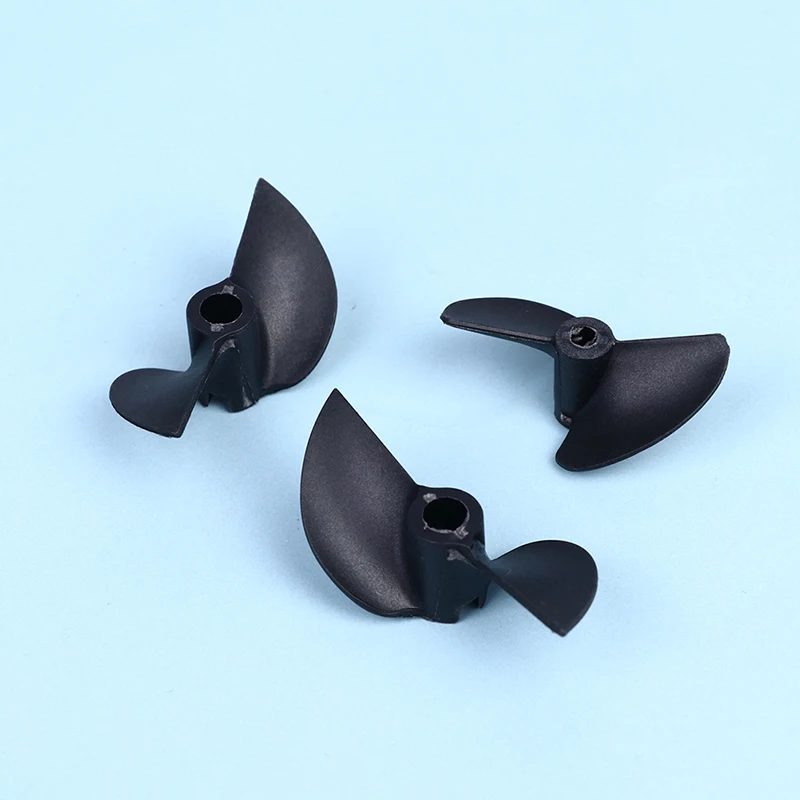 2PC RC Boat Oar Quant Two Blades Paddle 2 Blades Nylon Boat Propeller High Strength For 30-42mm Rc Prop Shaft