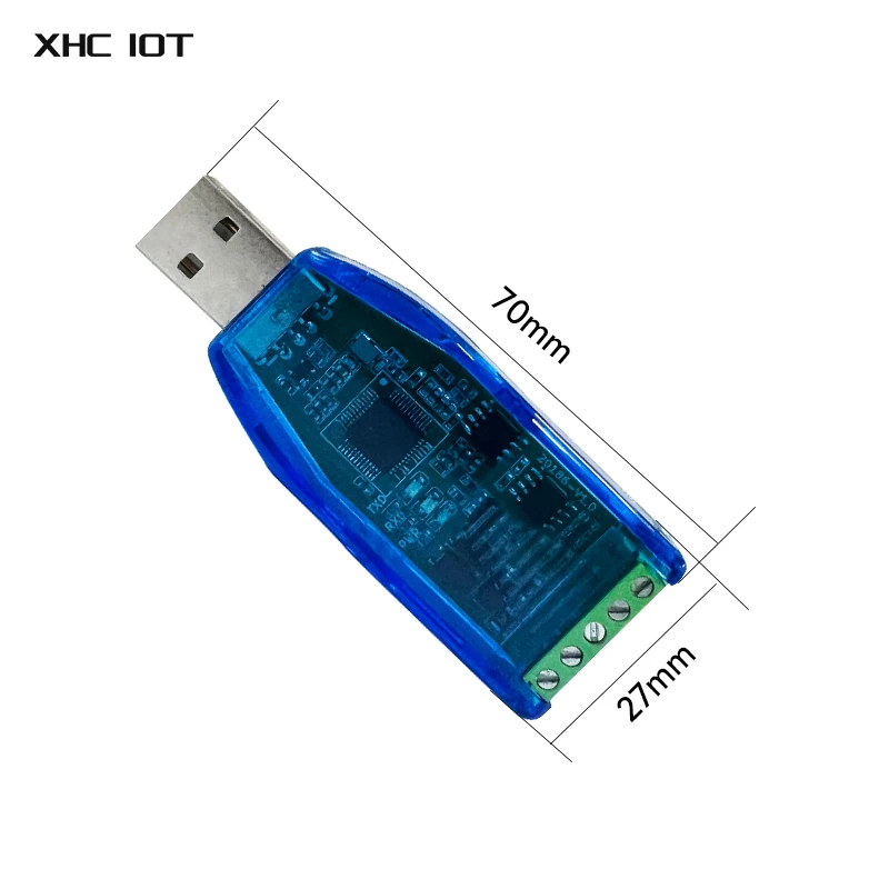 USB to Serial Converter USB to RS485/TTL EMC Protection XHCIOT E810-U15M Small Size Easy Use Rate 12M USB-A Interface