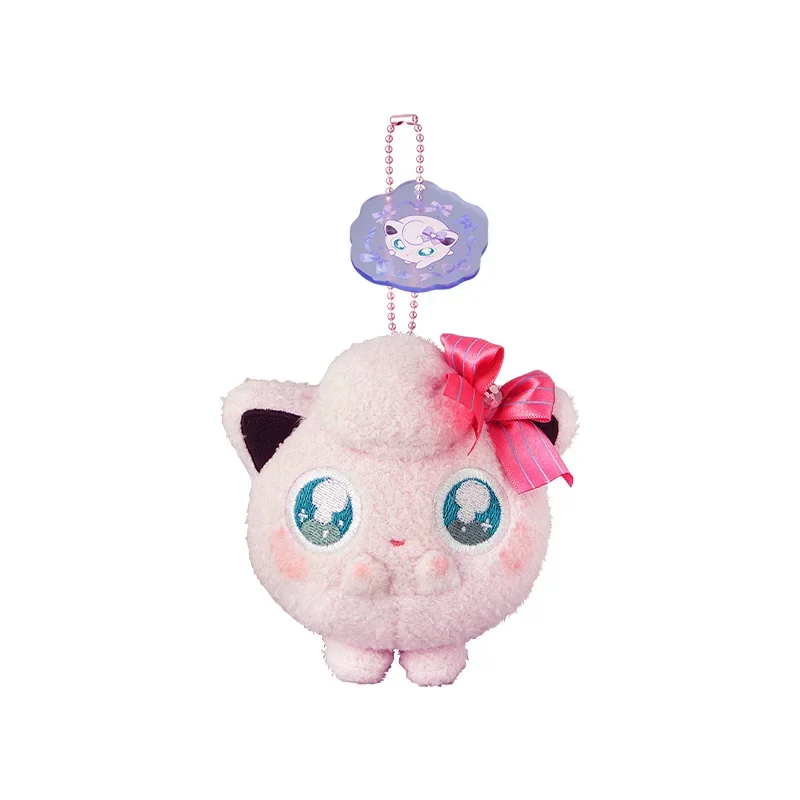 Echte PokéMon Don't Attack Me-serie pluche sleutelhanger kussen Mimikyu Espurr Jigglypuff trendy pop ornament decoratie speelgoed cadeau
