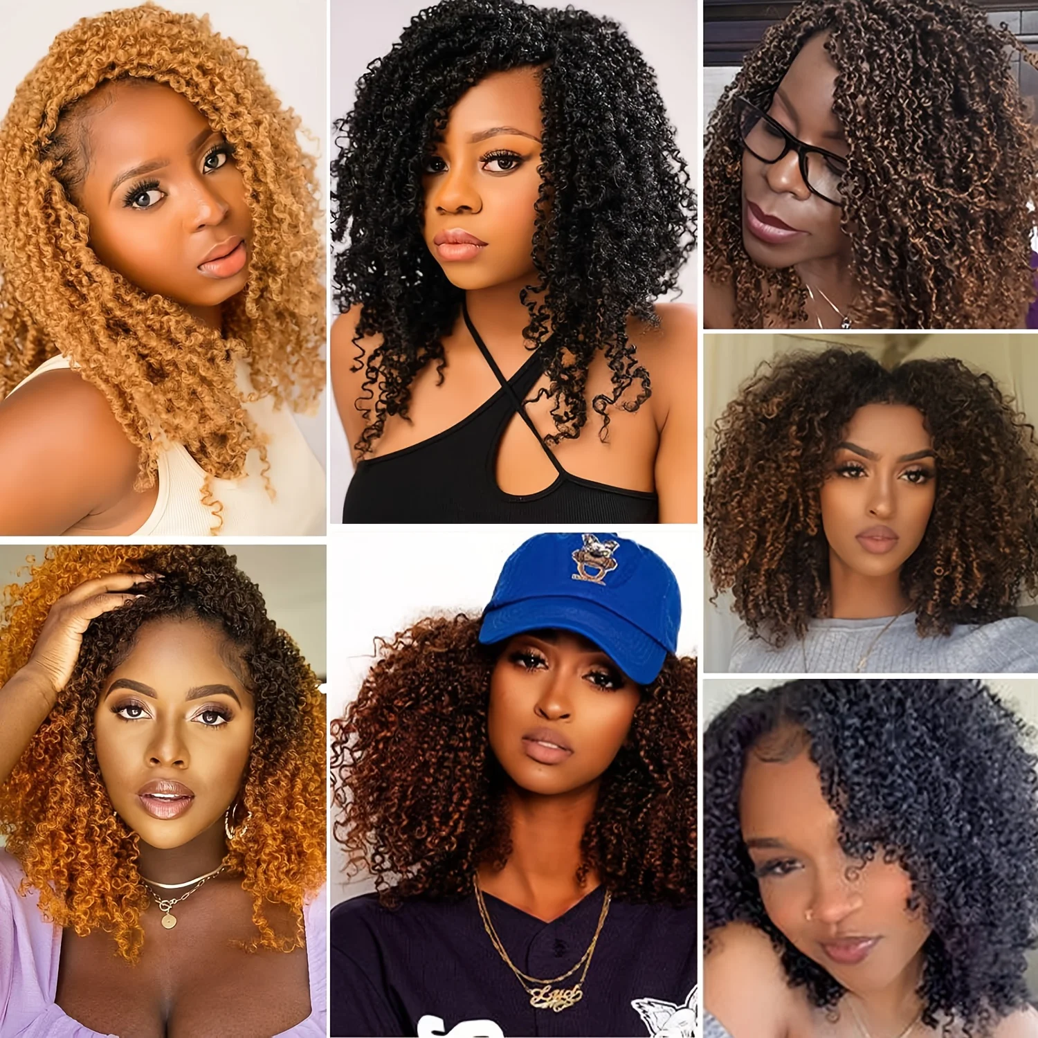 Волосы Yanky Twist Вязаные крючком 12 дюймов, всего 4 упаковки, предварительно скрученные микропружинные твисты, сенегальские волосы в стиле бохо, вязанные крючком, синтетические волосы