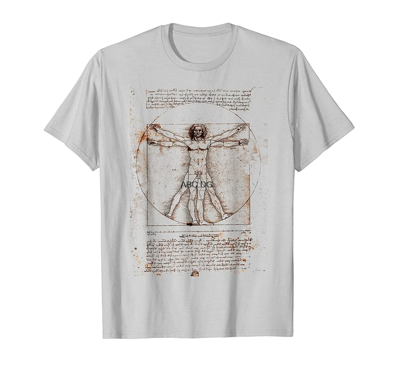 Leonardo da Vinci The Vitruvian Man T-Shirt