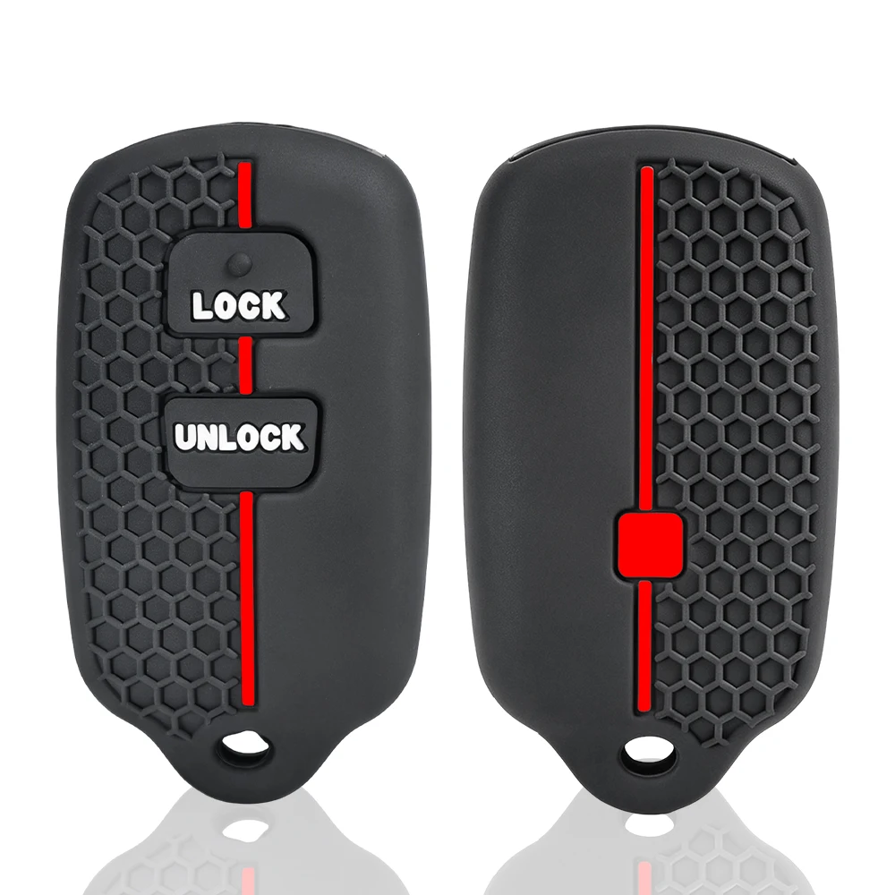 Silicone Key Cover Case for Toyota 4Runner Camry Corolla Prius RAV4 Lexus SC300 Scion XB Pontiac Vibe Remote Car Key Holder
