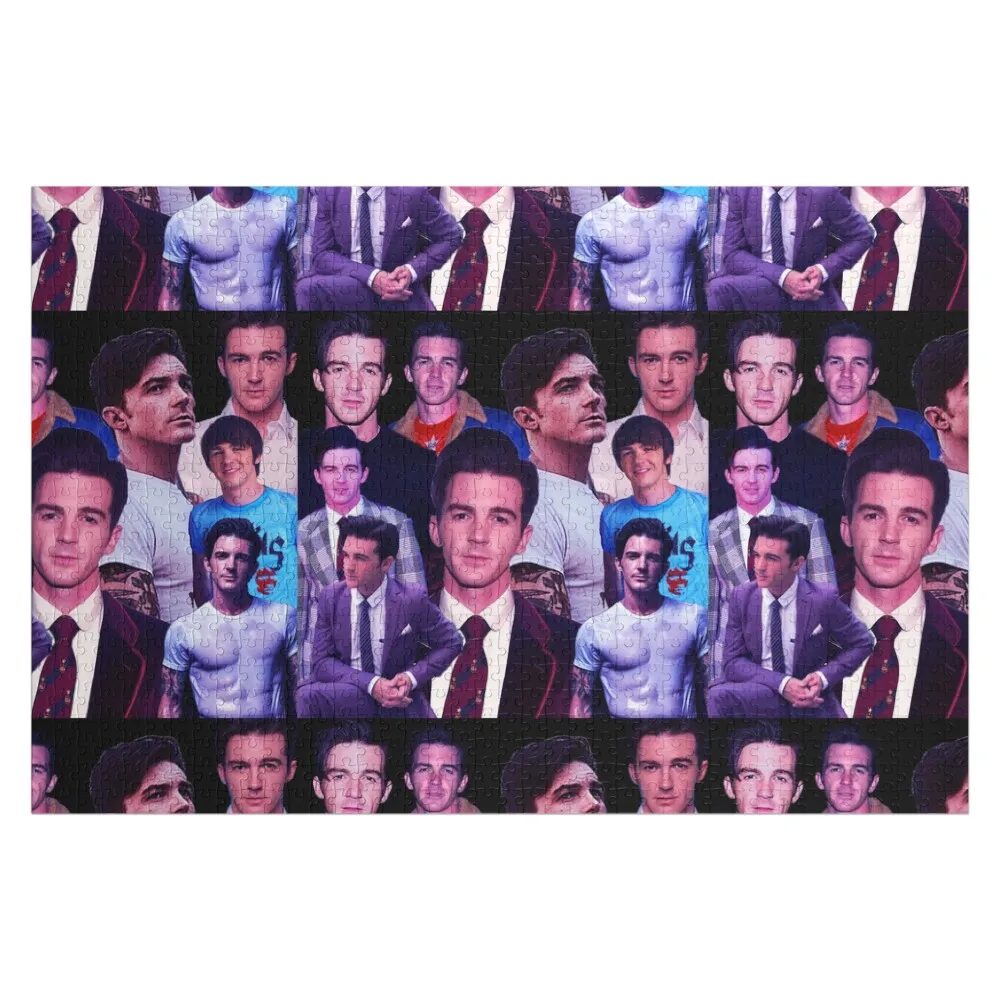 Drake bell collage tribute design 2022 Jigsaw Puzzle For Children Picture Wood Animals Name Wooden Toy Puzzle