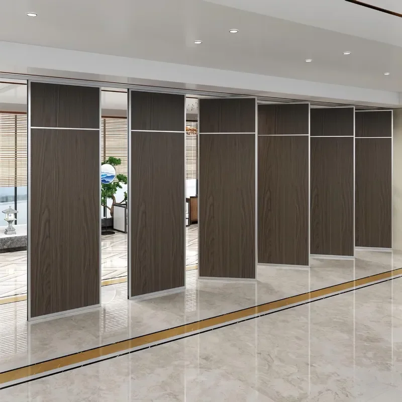 Hotel Full Height Foldable Partition Wall Screen for Hotel Banquet Hall Movable Sliding Wall Panel