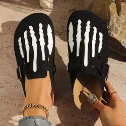 Women Baotou Slippers Fashion Clogs Cork Mules Slippers Classic Anti Slip Shoes Outdoor Sandals with Arch Support Slides Women