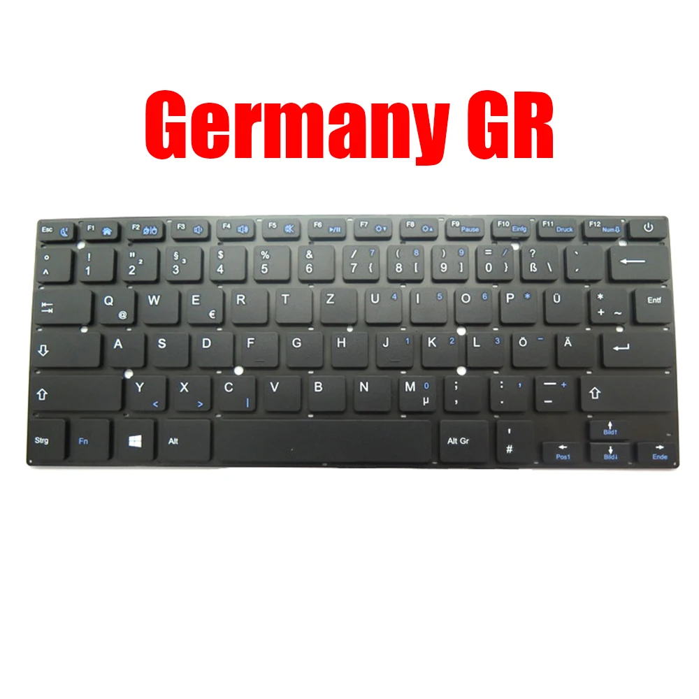 

Laptop Keyboard MB27716023 XK-HS002 K3103 MB27716022 YXT-NB93-64 0280GG NB92-13 34280B052 277-16-05 K2919 German GR Black New