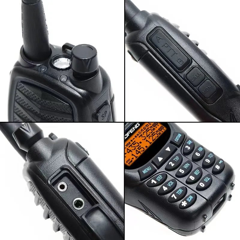 Baofeng UV-X10 15W Walkie Talkie Radio bidireccional de larga distancia Cargador USB de doble banda Actualización de alta potencia Logística de hotel