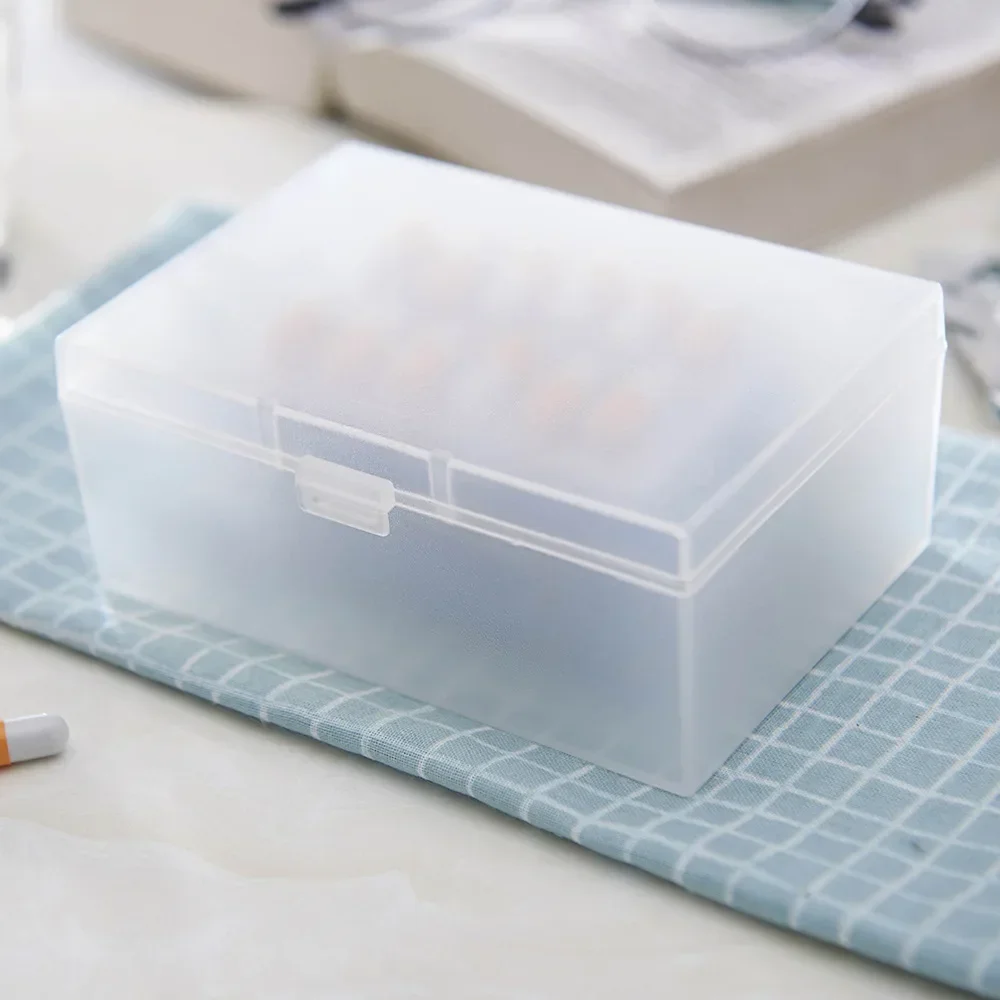 Transparent Plastic Box Rectangular Translucent Packing Box Storage Organizer Case Dustproof Durable Strong Jewelry Container