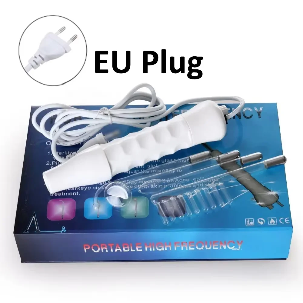 4 In 1 Elektrode Glazen Buismachine Hoogfrequente Huidvlek Acne Toverstaf Gezichts Spa Gezichtsverzorging Elektrotherapie