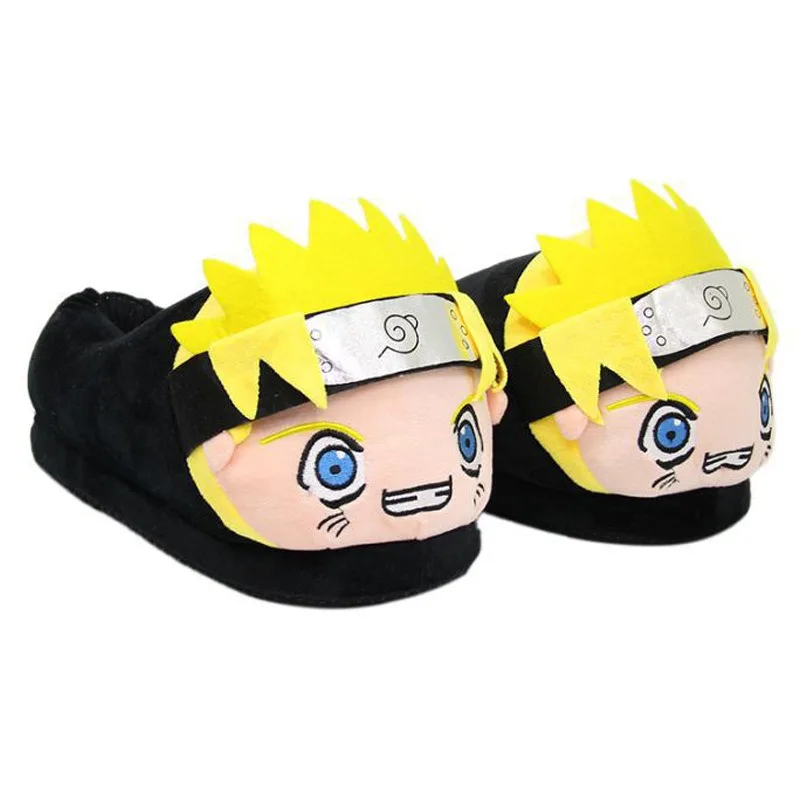 Hot Cute 28cm Anime Naruto Uzumaki Slipper Cartoon Cosplay Costume Shoes Men Women Couple Indoor Home Winter Warm Slipper Gift