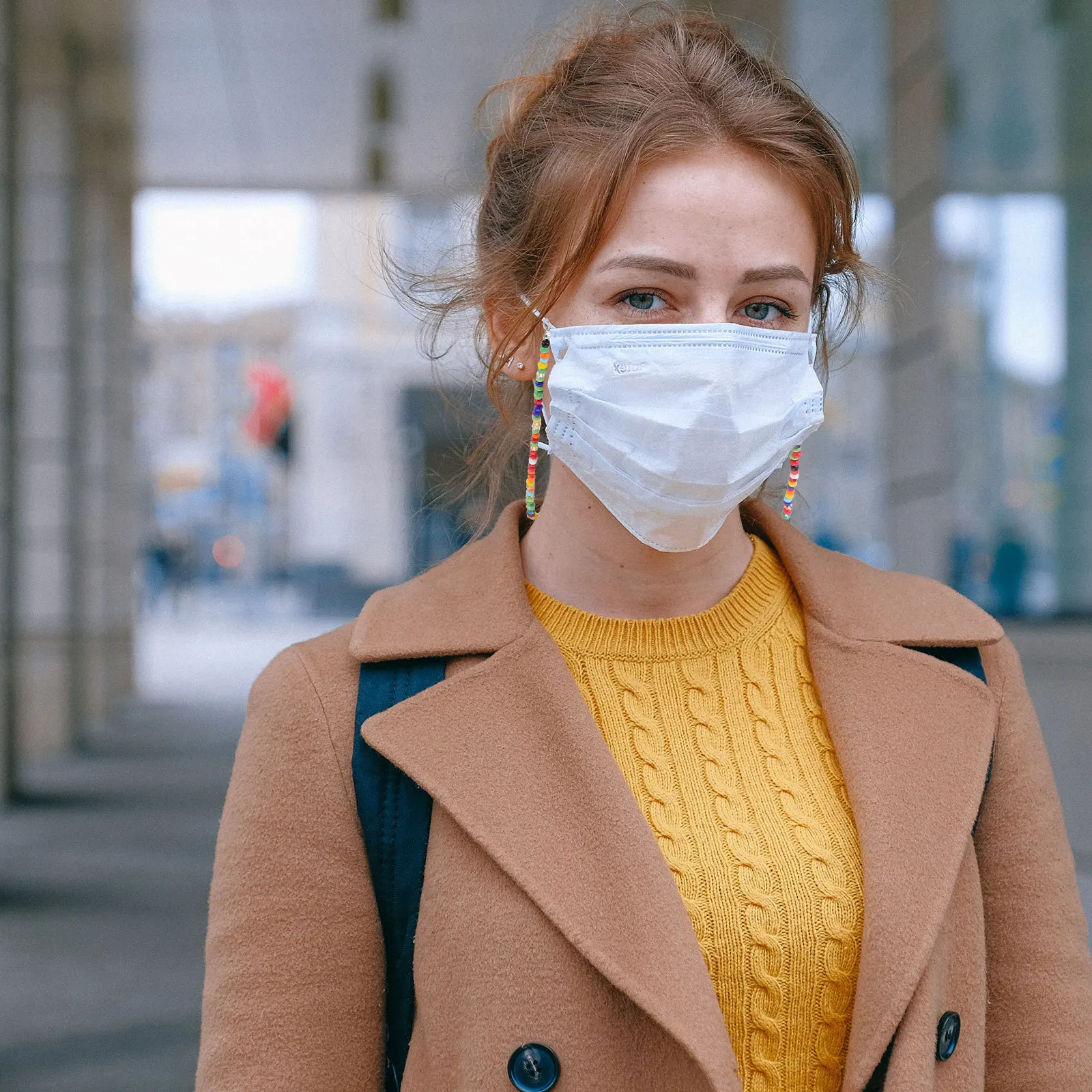 قطعتان من القناع المضاد للفقدان، متين وقابل لإعادة الاستخدام وسهل الحمل، هدية عملية للاستخدام الداخلي والخارجي، سلسلة تعليق #1