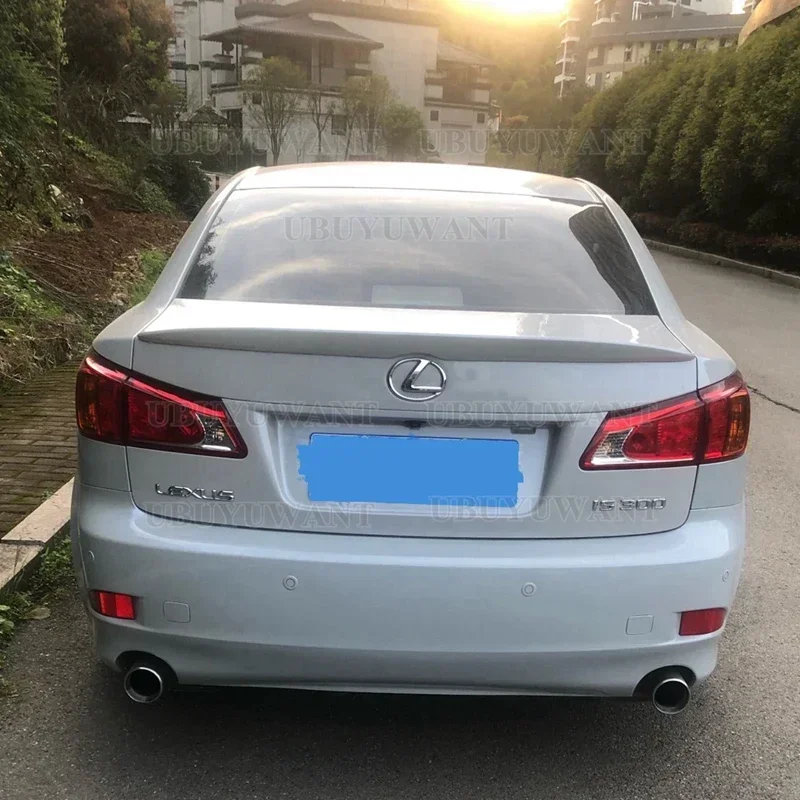 Car Spoiler For LEXUS IS 2006-2012 ABS Material Car Tail Wing Decoration Rear Trunk Spoiler For LEXUS IS250 IS300 IS350