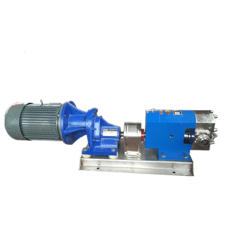 Izle OEM Aluminum Rotary Lobe Pump With Stainls Steel Food-…