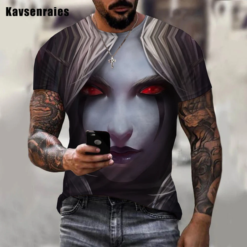 3D World of Warcraft T-shirt Men\'s Women\'s Fashion Streetwear Printed T-shirt 2023 Newest Summer Hot Sale Tees 6XL