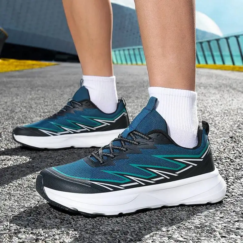 

Men Sports 2026 New Soft Sole Shock-Absorbing Outdoor Training Women Casual Light Breathable Running Shoes