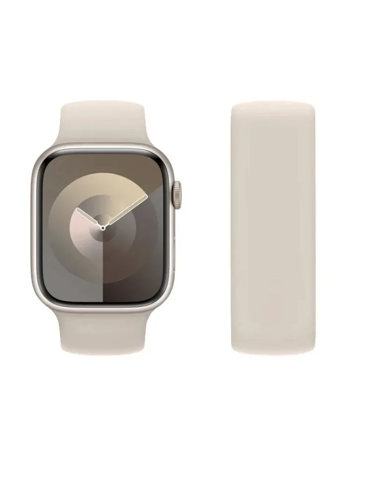 Solo Loop Silikon für Apple Watch Bands 40 mm 44 mm 45 41 49 mm 42 mm 46 mm 38 Armband iWatch Serie 11 10 9 8 7 6 SE3 Ultra2 Armband