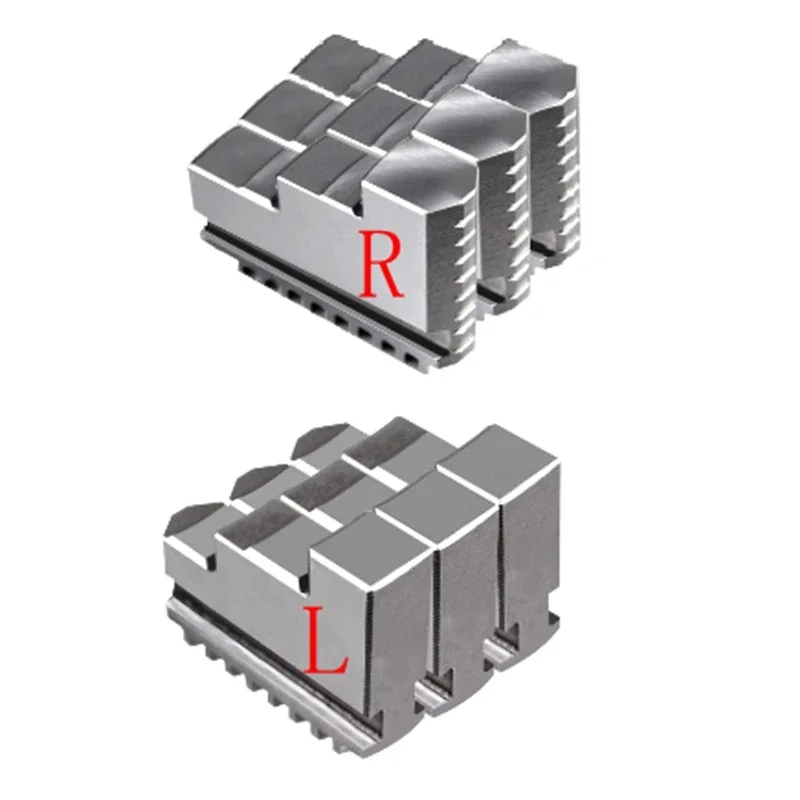 3Pcs/Set Chuck Three Jaws K11-200 R/L Universal Three-jaw Thickness 22mm and 20mm are optional Chuck Card Foot Mechanical Lathe