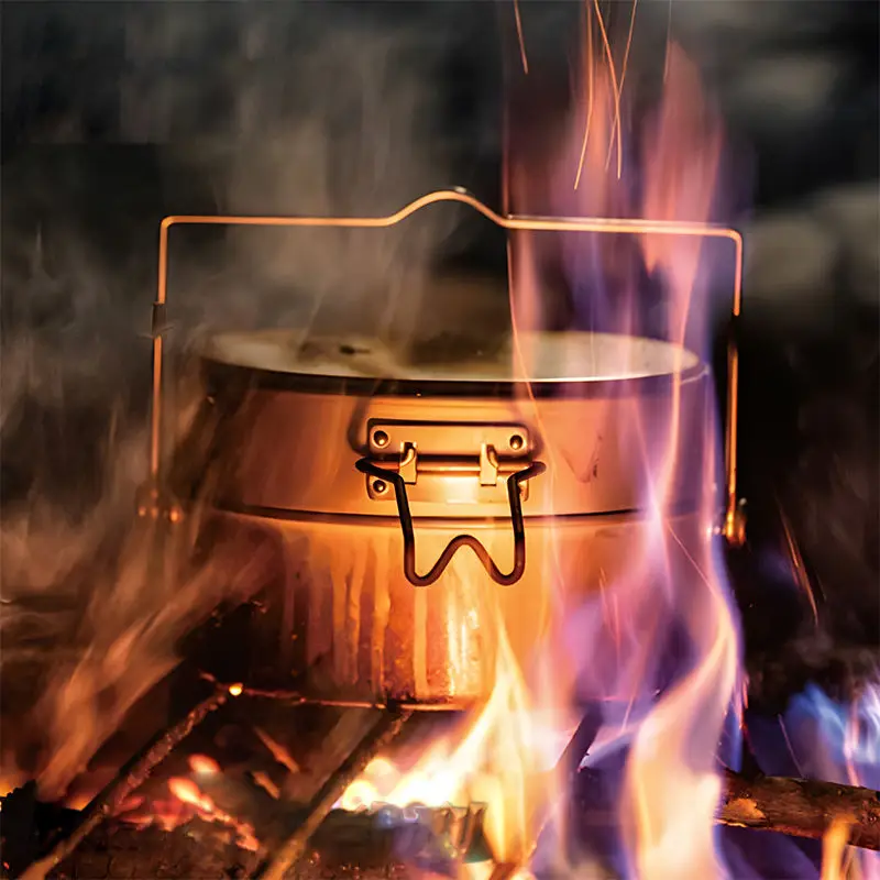 

Japanese Military Mess Kit - Portable Camping Cookware Set with Pot & Pan, Compact Survival Gear for Outdoor Cooking & Bushcraft