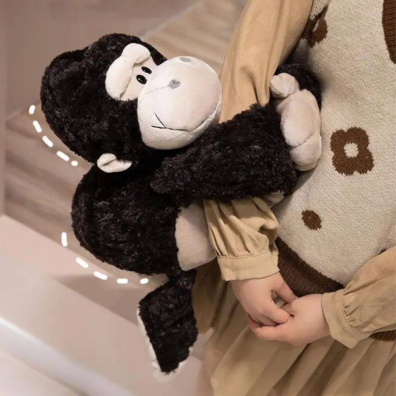 Jouet de chimpanzé en peluche pour enfants et adultes, compagnon de couchage au beurre câlin doux, décoration mignonne, 9.8 po