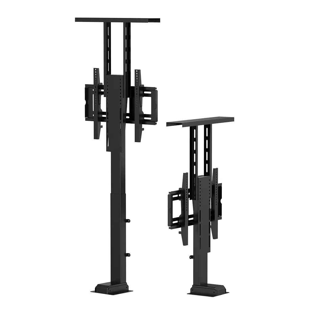 

Automatic Height Adjustable TV Lift Stand for 32-70 Inches Electric Motorized Mechanism Home Furniture