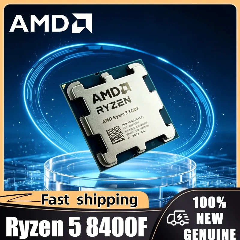 AM5 Socket Desktop Computer Processor AMD Ryzen 5 8400F CPU R5 8400F 100% Brand New 6 Cores 12 Threads 4.2GHz