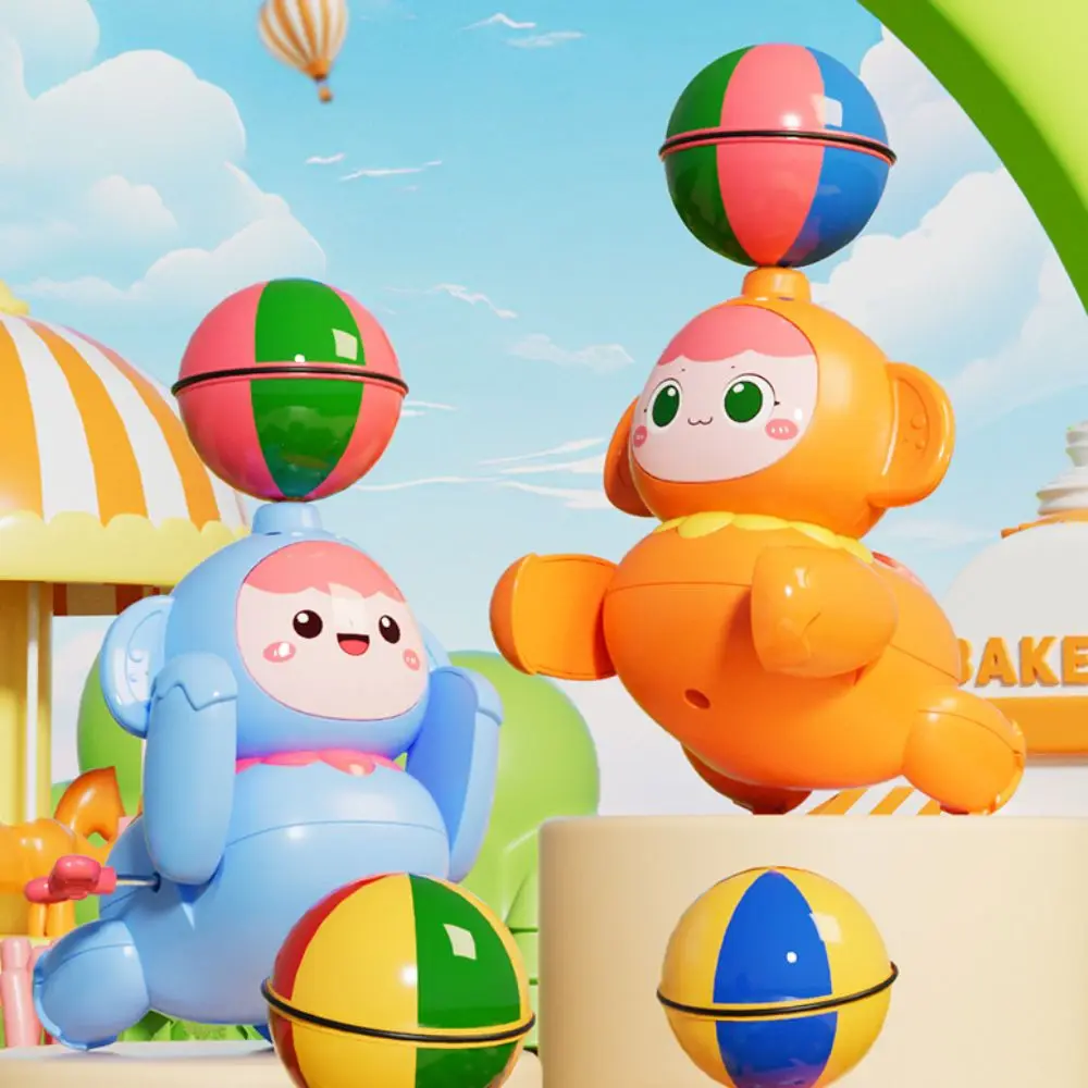 Aprenda a engatinhar rastejando brinquedos do bebê clockwork escalada dos desenhos animados aprendizagem rastejando boneca apito cabeçalho torção andando pato crianças