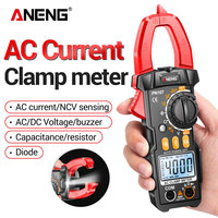 ANENG PN107 Digital Clamp Meter 4000 Count Multimeter AC/DC Voltage Temperature Test Multitester True RMS Electrical Tester TooL