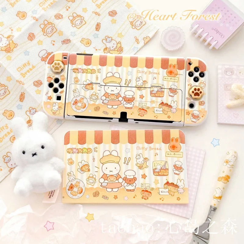 

Cute Design Switch 2 Protective Shell Miffy Bear Baking Cute Custom Switcholed/Ns/Lite Protective Shell Anime Periphery
