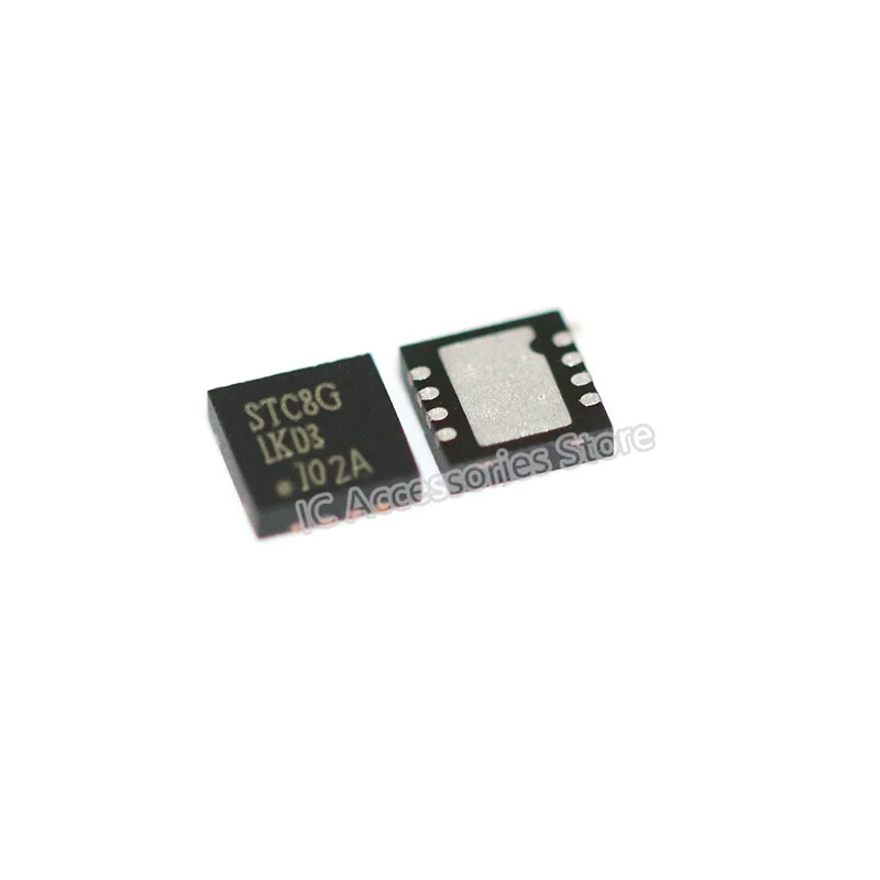 10pcs STC8G1K08-36I-DFN8/ STC8G1K08-36I-SOP8 1T 8051 Microprocessor Microcontroller Chip New and Original