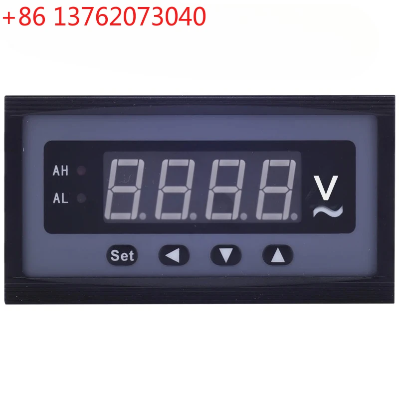 

Однофазный интеллектуальный цифровой дисплей, цифровой измеритель напряжения переменного тока, верхний и нижний предельный выходной переключатель сигнализации RS485