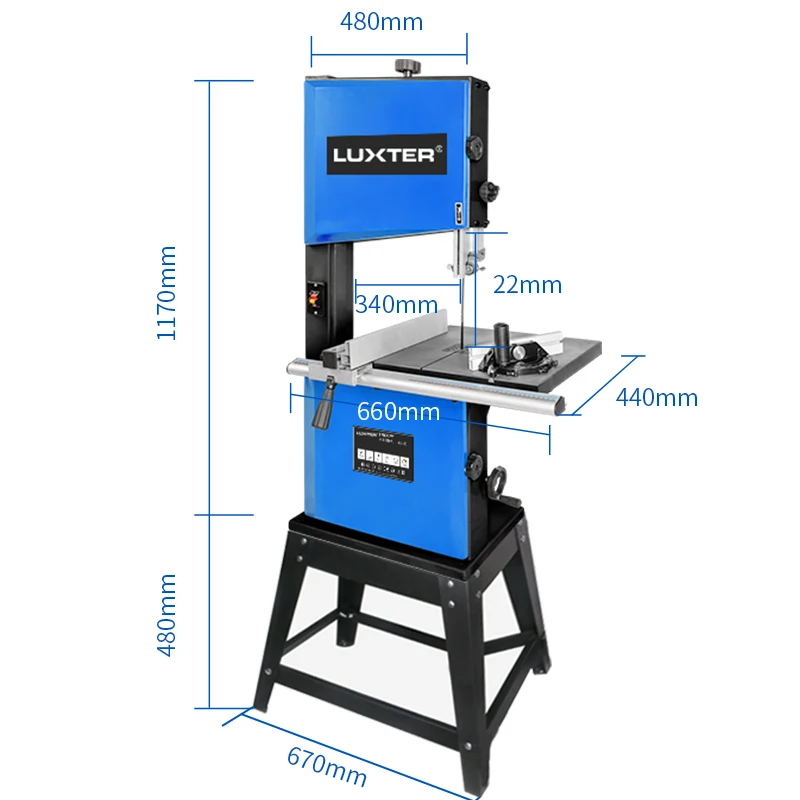 Popular Hot sell LUXTER 14'' Band Saw Wood/Plactic Cutting Vertical Wood Band Saw for Woodworking