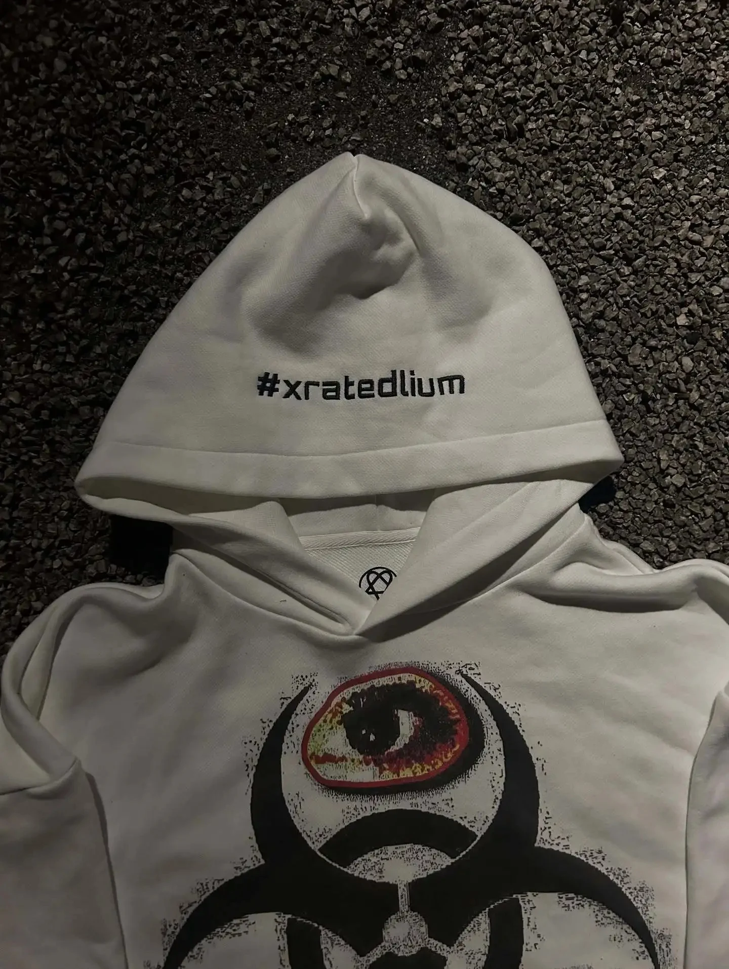 Y2k ファッション ゴシック レトロ トレンディ 原宿 インスタイル パーソナライズされたプリント パーカー パーカー スウェットシャツ 秋/冬 ユニセックス トップ