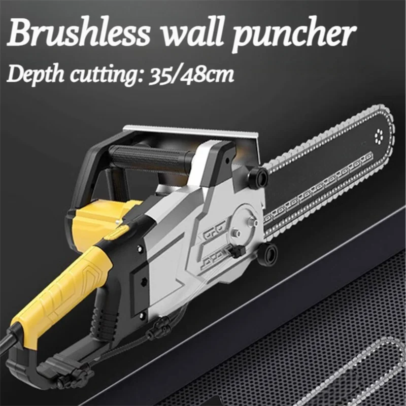 High-Power Multi-Function Concrete Wall Puncher Door Cutting Electric Chain Cutting Saw Diamond Stone Cutting Machine