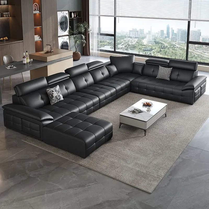 

Floor Comfortable Sofa Armrest Classic Corner Modern Sofa Relaxing Apartment Office Muebles Para El Hogar Home Furniture