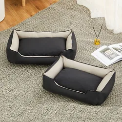 Warm Dog Bed Cat House Big Size Square Soft Dog Beds Puppy Bed House Nest Cushion Pet Product