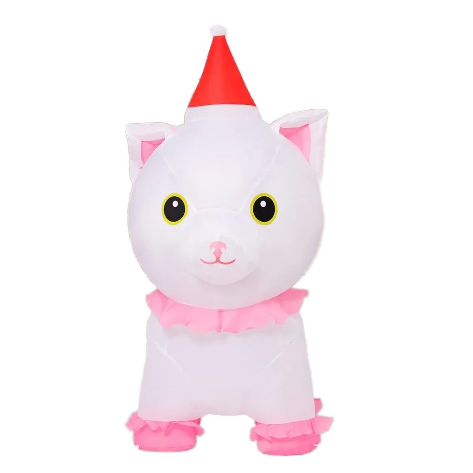 5 Ft Cute White Cat…