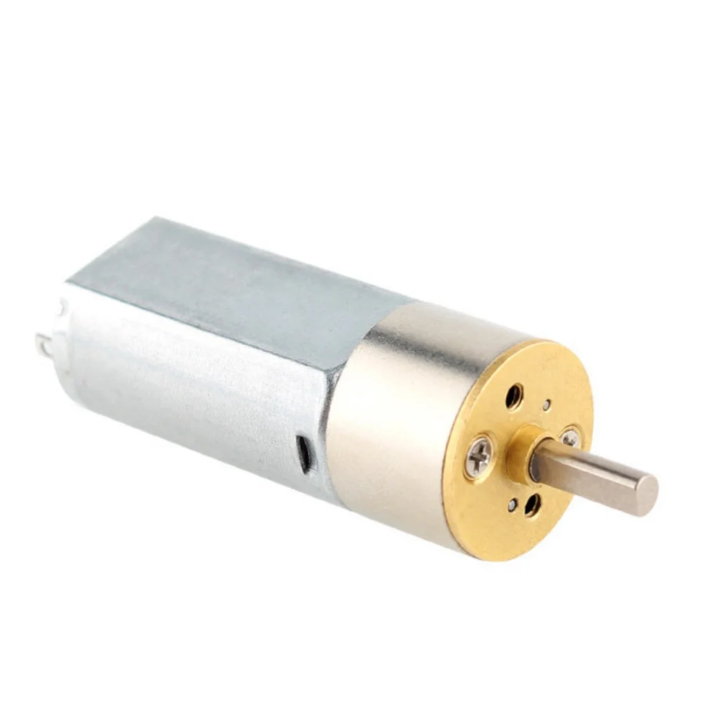 GM16-050 Micro Metal Gear Motor DC 3-24V Reversible Adjustable Speed Gearbox Reduction Permanent Magnet Geared Motor Reducer
