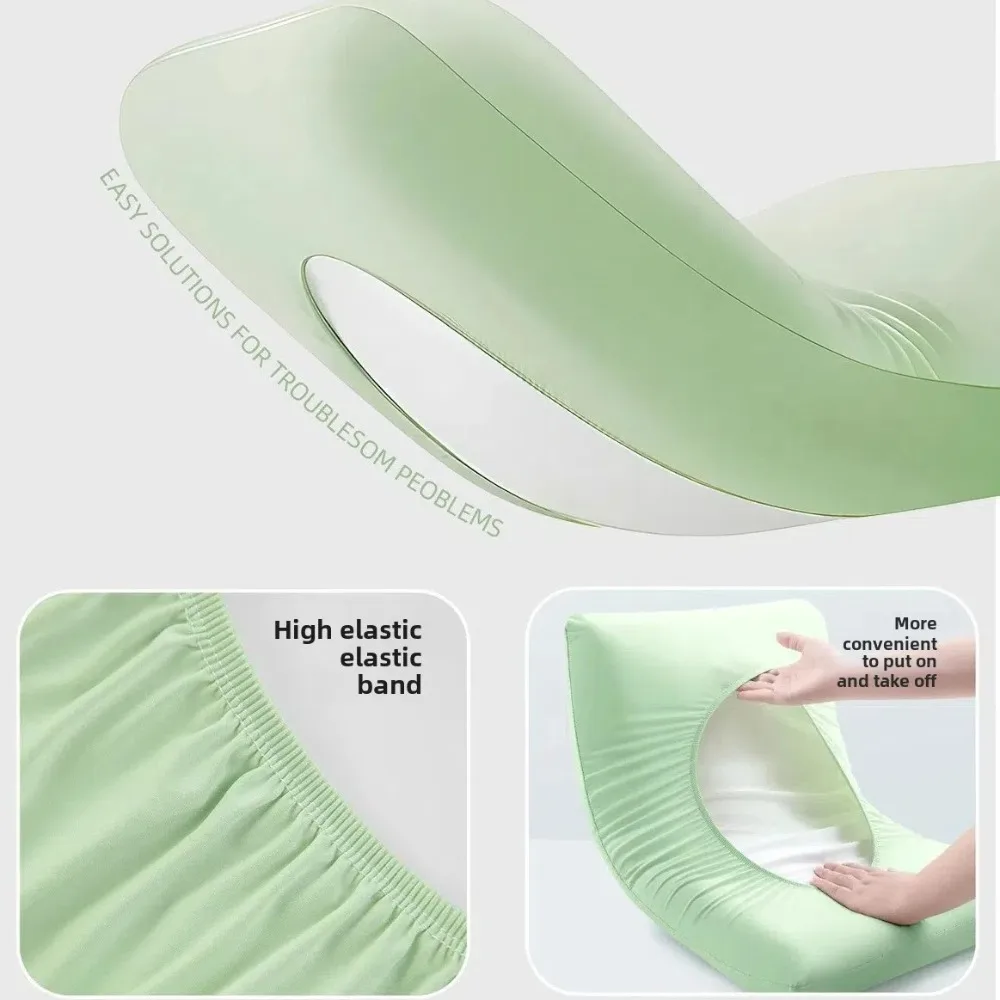 Dirt-Proof Disposable Pillowcase Set Breathable Thickened Nonwoven Pillow Cover Non-Woven Universal Disposable Pillowcases Hotel