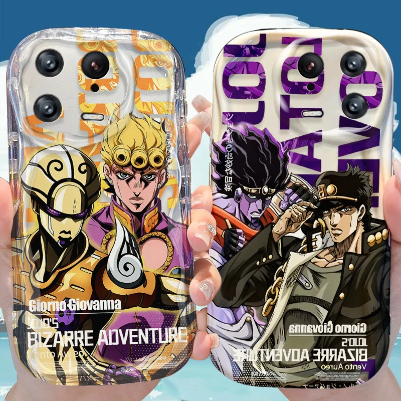 Funda JoJo Gold Experience para Xiaomi Mi 15T 15 14T 14 Ultra 13 Lite POCO X7 X6 X5 X3 NFC F8 Ultra F6 F5 M6 Pro Plus 5G 4G