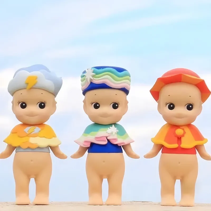 

New Hot In Stock Original Sonny Angel Mini Figure Sky Color Series 2020 Blind Boxes Toy Mystery Box Rainy Snowy Birthday Gifts