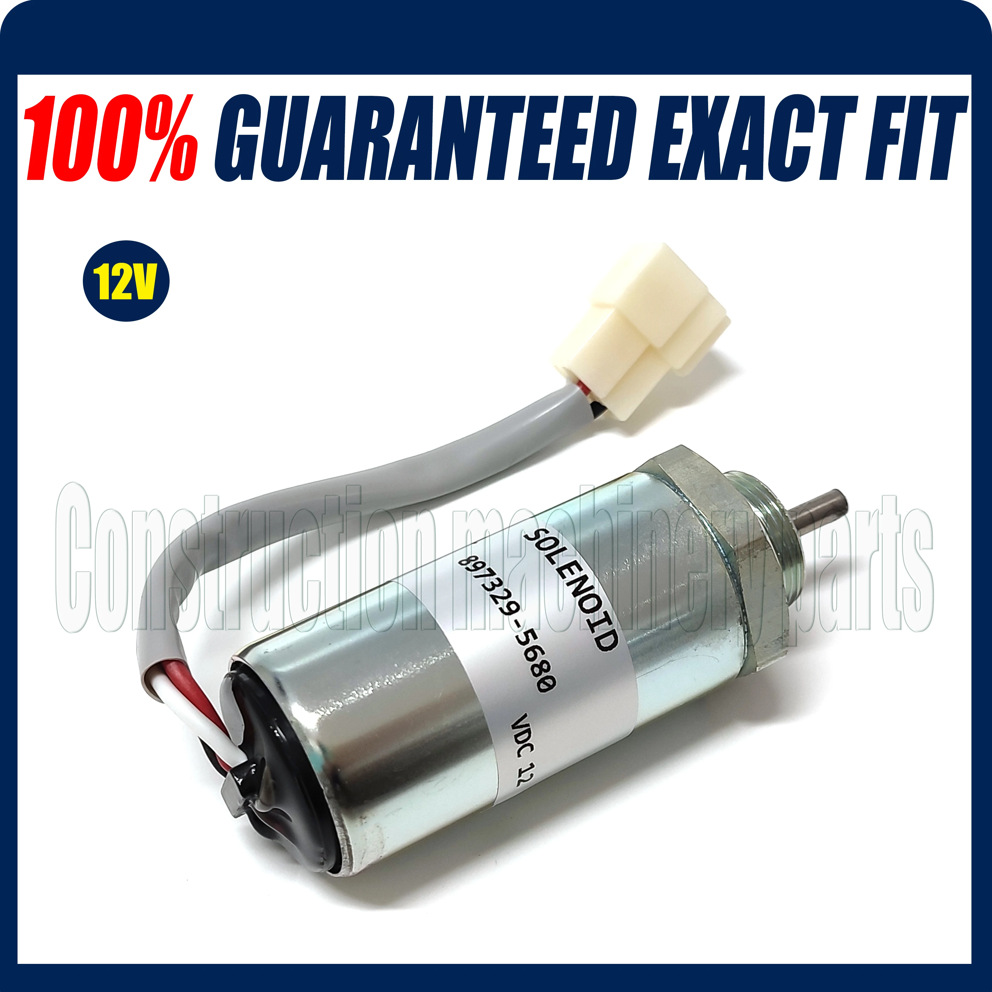 

Fuel Shut off Solenoid MV1-81 12V for Isuzu Engine 4LE2 for Hitachi Excavator EX35U EX27U EX50U ZAXIS35U