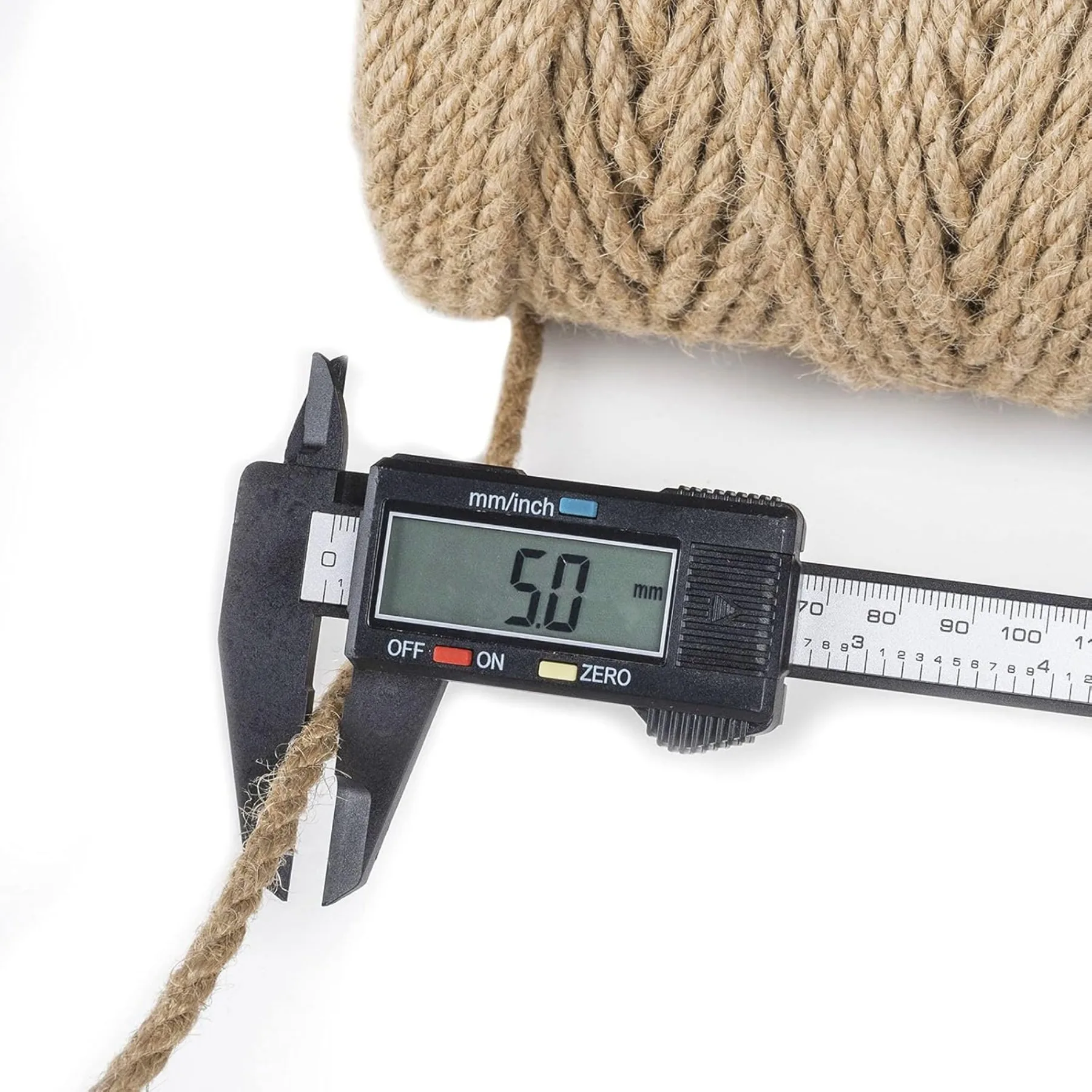 Шпагат 5 мм, большой рулон натуральной веревки 328 футов, сверхпрочная и толстая пеньковая веревка для поделок своими руками, садоводства, веревки