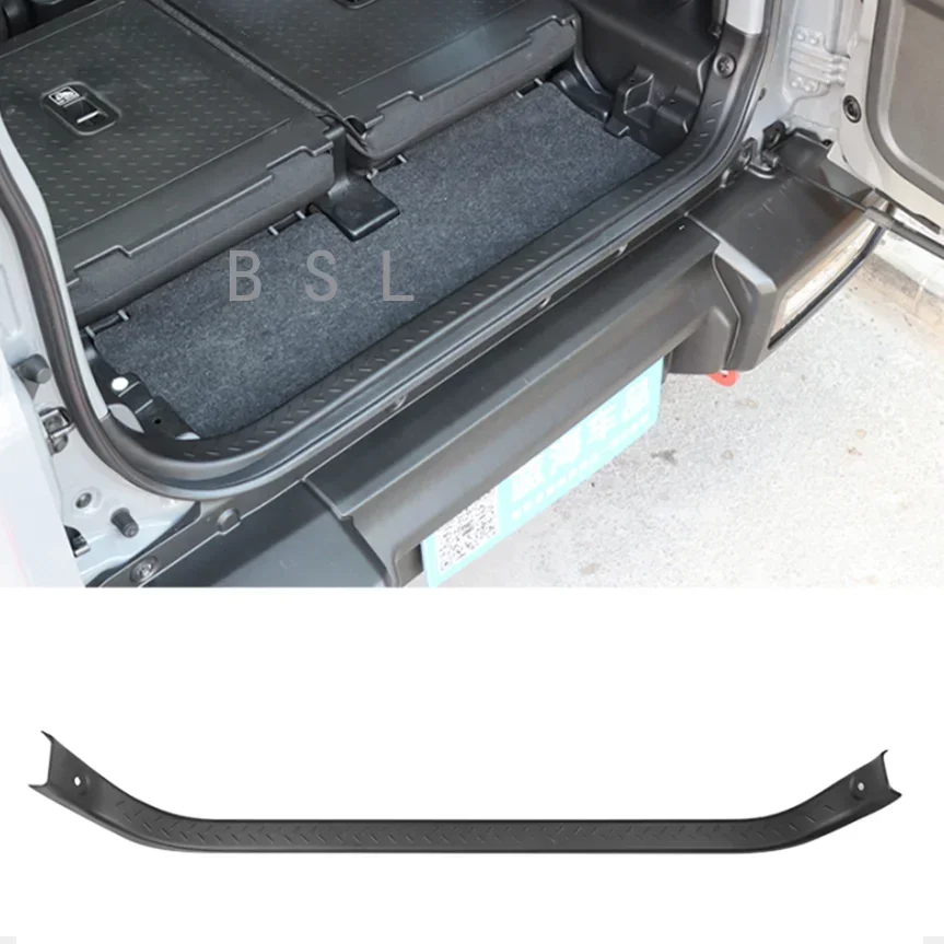 

Car Tailgate Inner Guard Rear Bumper Scuff Plate for Suzuki Jimny JB64 JB74 2018-2020 Rear Trunk Trim Tailgate Guard Plate