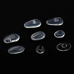 20pcs Silicone Eyewear Glasses Nose Pads Eyeglasses Repair Nose Pad Accessory