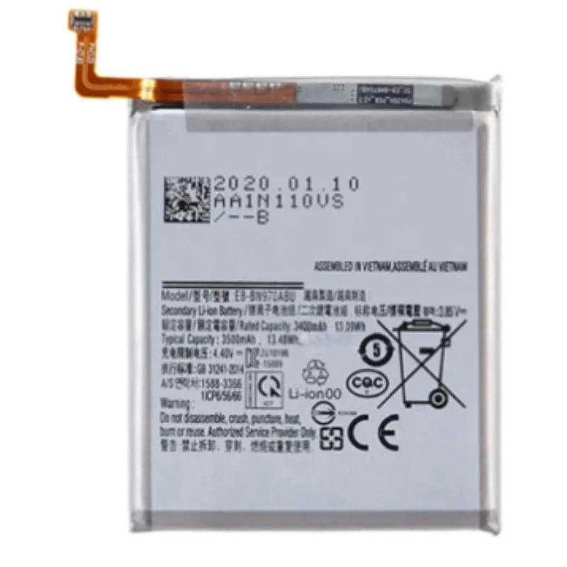 For Samsung Galaxy Note10/10 Lite/10 Plus Mobile Phone Battery - EB-BN770ABY EB-BN970ABU EB-BN972ABU Rechargeable Batteries